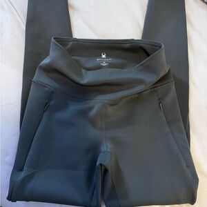 Spyder Women's Brown Leggings with Zip Pockets